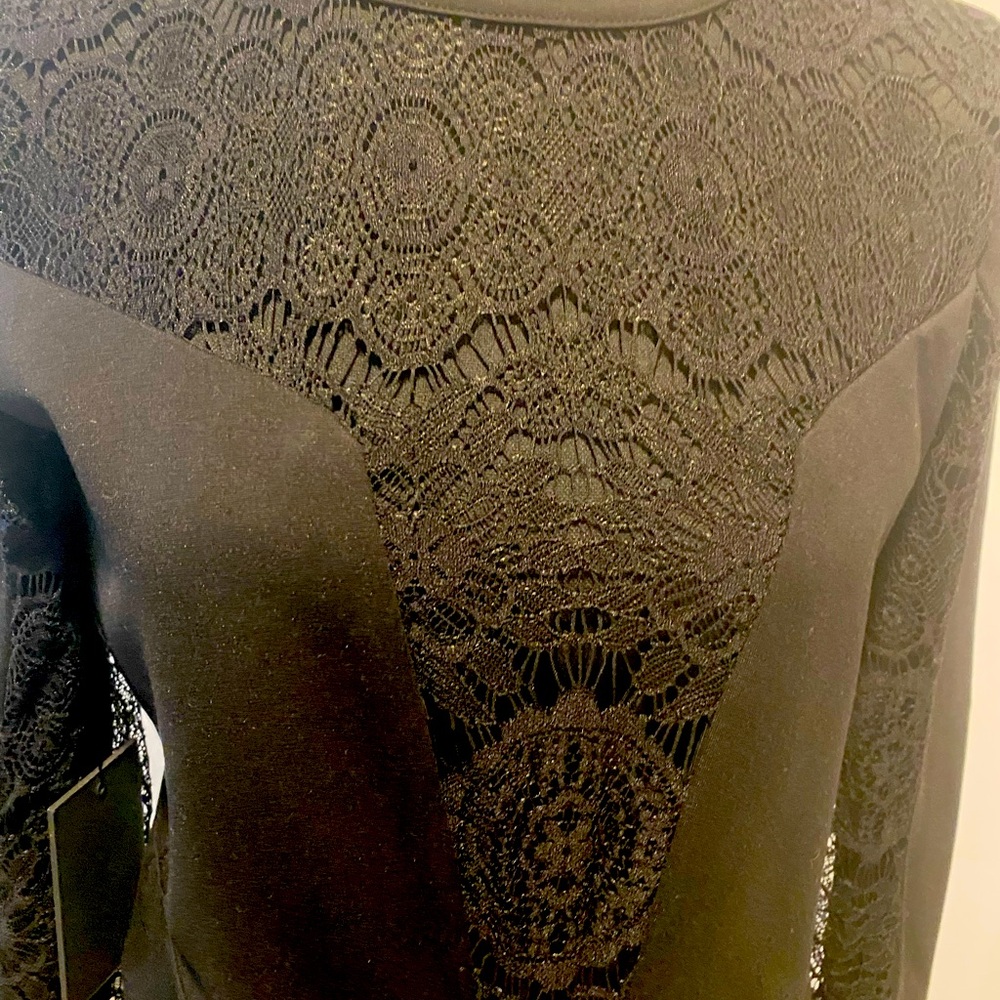 Sheri Bodell lace panel jumpsuit